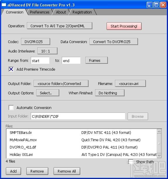 aDVanced DV File Converter,aDVanced DV File Converter Pro,视频文件转换软件