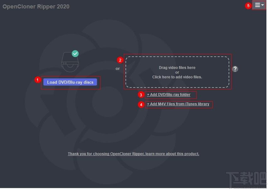 OpenCloner Ripper下载,光盘翻录转换工具,视频转换,光盘刻录