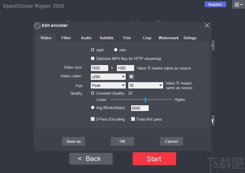 OpenCloner Ripper下载,光盘翻录转换工具,视频转换,光盘刻录