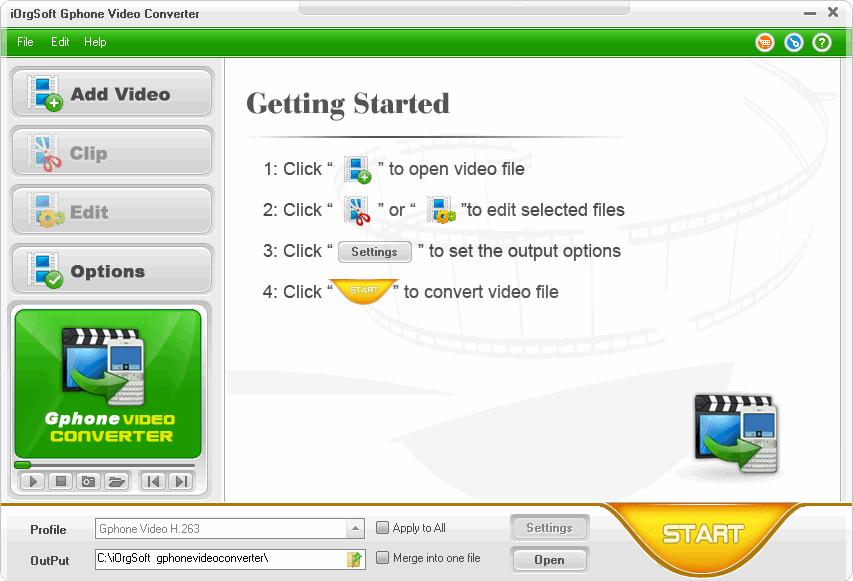 iOrgSoft GPhone Video Converter下载,视频转换,格式转换