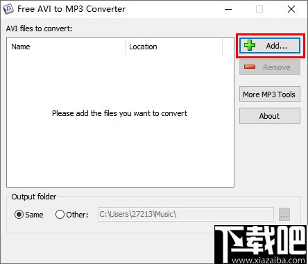Free AVI to MP3 Converter下载,音频提取,视频转换