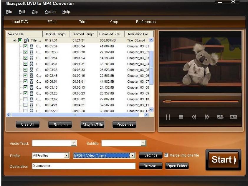 4Easysoft DVD to MP4 Converter下载,DVD转MP4,视频转换,格式转换