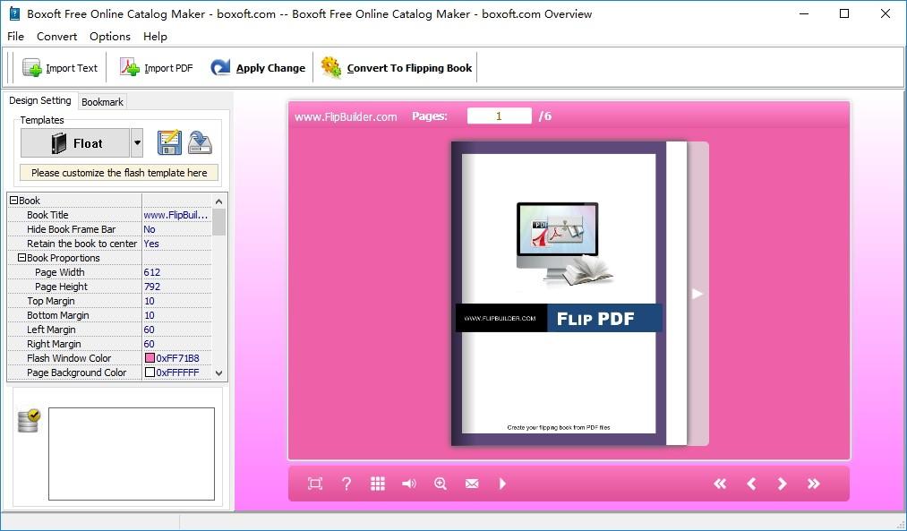 Boxoft Free Online Catalog Maker下载,电子书制作工具,书籍制作