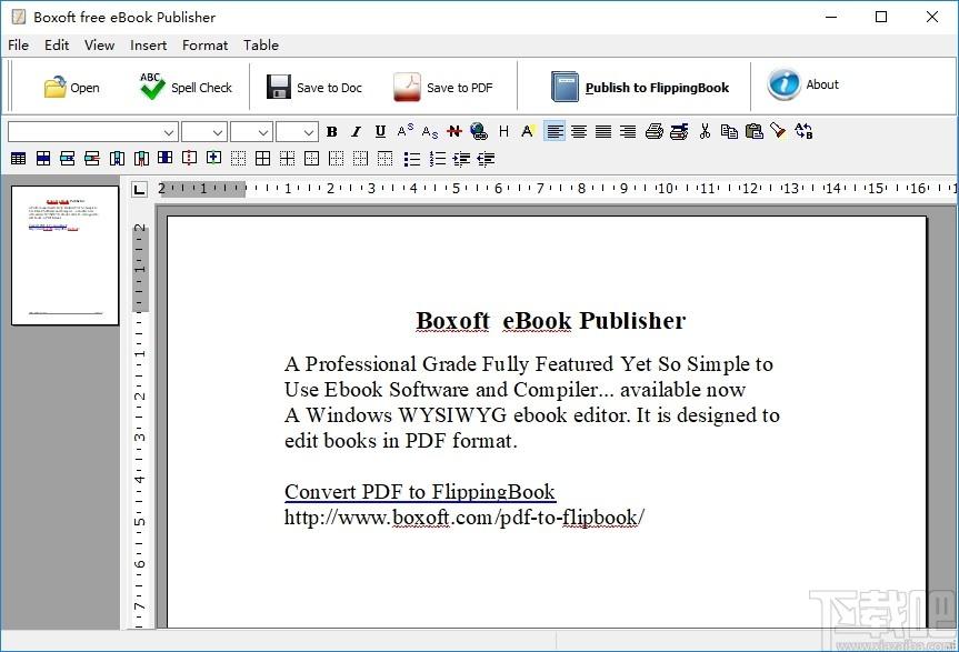 Boxoft Free eBook Publisher下载,电子书出版软件,电子阅读,书籍制作
