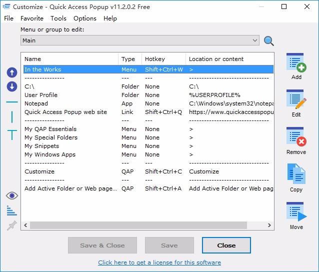 Quick Access Popup下载,快速启动器,快速启动